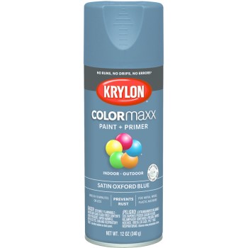 Krylon K05571007 5571 Sp Satin Oxfrd Blue Paint