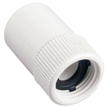 Orbit Hose to Pipe Fitting, Plastic - 3/4" FH x 3/4" Slip