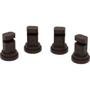 Valley 140 Deg Deflector Spray Nozzle, Brown - 4pk