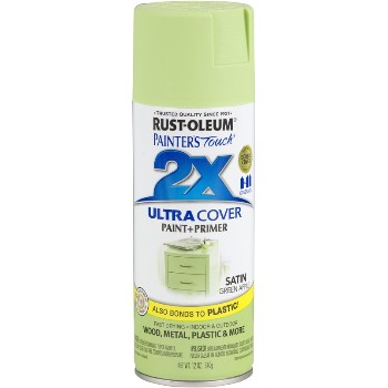 Rust-Oleum 249077 Ultra Cover 2X Spray ~ Green Apple  Satin 