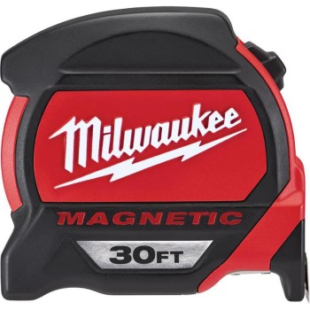 Milwaukee Brand Premium Magnetic Tape Measure ~ 30 Ft 