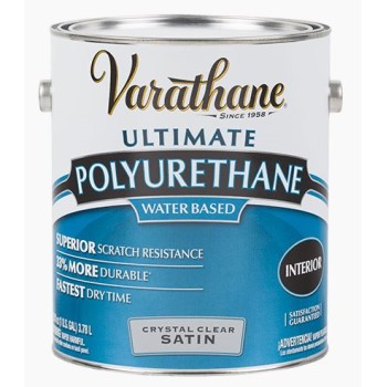 Varathane Crystal Clear Interior Finish,  Satin ~ Gallon