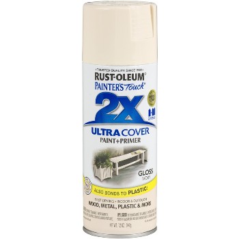 Rust-Oleum 249110 Spray Paint ~ Painter&#039;s Touch 2x ~ Gloss, Ivory