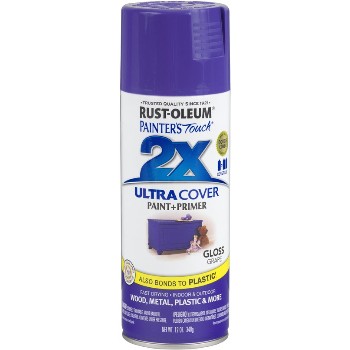 Rust-Oleum 249113  Painters Touch 2x Ultra Spray, Grape Gloss 