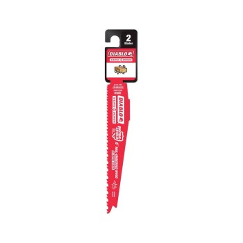 Demo Demon Bi-Metal Recip Blade, 2-Pack - 6", 6/12 TPI