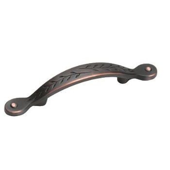 Pull - Inspirations Leaf Oil Rubbed Bronze - 3"