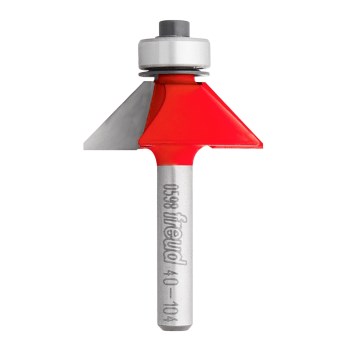 Carbide Chamfer Router Bit, 45 Degree - 1/4" Shank