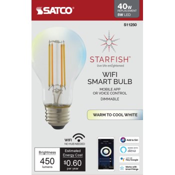 5W A19 LED Smart Bulb