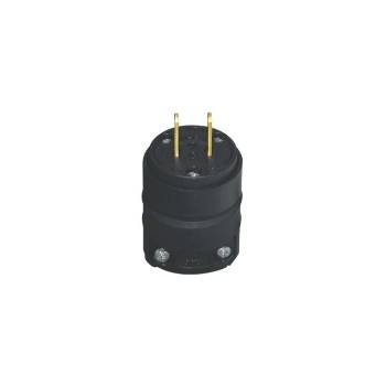 Leviton 000-115PR Grounding Rubber Plug, Male ~ Heavy Duty