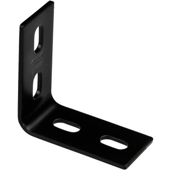 Heavy Duty Corner Brace, Black~ 7.1" x 1.5" x 1/8"