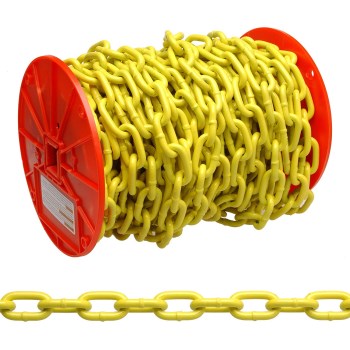 Apex/Cooper Tool  PD0725027 Proof Coil Chain on Reel, Yellow ~ 3/16" x 100 Ft