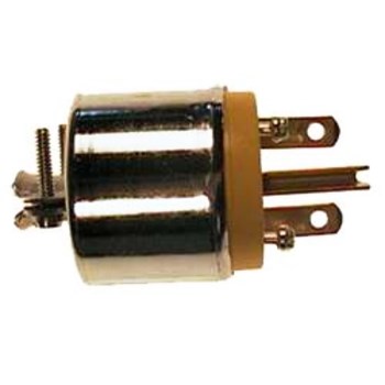 Armored Grounding Plug - 15 Amp, Male