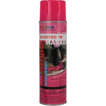 Pink Flourescent Marking Spray Paint