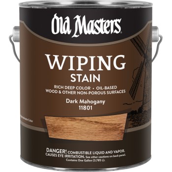 Wiping Wood Stain, Dark Mahogany  ~ Gallon