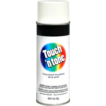 Touch 'N Tone Spray Enamel Flat White