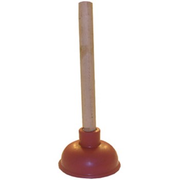Red Plastic Plunger ~ 4" Cup