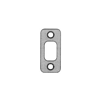 Kwikset 85063-005 Round Corner Deadbolt Strike, Antique Bronze