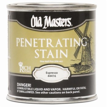 Old Masters 44416 Interior Penetrating Wood Stain,  Espresso ~ Half Pint 