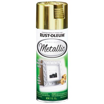 Specialty Metallic Spray Paint,  Brass ~ 11 oz Cans
