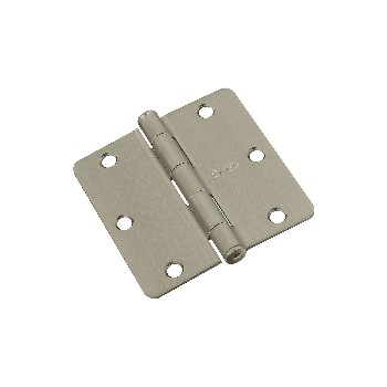 National N830-245 Door Hinge - 3.5 inches - 1/4 inch radius