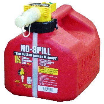 No-spill 1415 Gas Fuel Can, No Spill ~ 1.25 Gallon