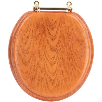 Round Wood Toilet Seat