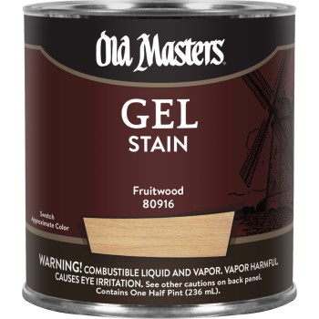 Oil-Based Gel Stain, Fruitwood - 1/2 Pint