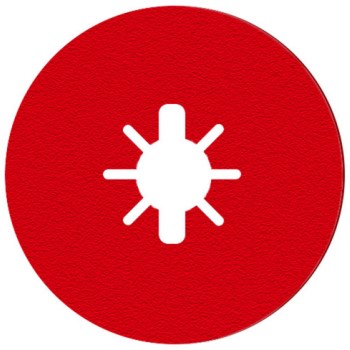 Diablo Aluminum Oxide Fiber Disc, 36 Grit - 5", 4pk