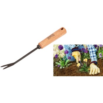 Hand Weeder with Wood Handle ~ 12-1/4" H x 1-1/2" W  