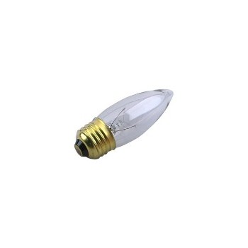 Chandelier Light Bulb, Clear 120 Volt 25 Watt