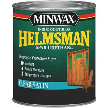 Minwax 63205 Helmsman Spar Urethane , Clear Satin ~ Quart 