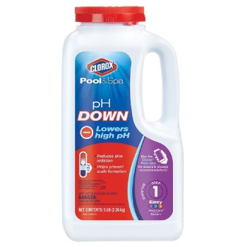 Clorox Pool and Spa pH Down   5lbs each  (3 pack)