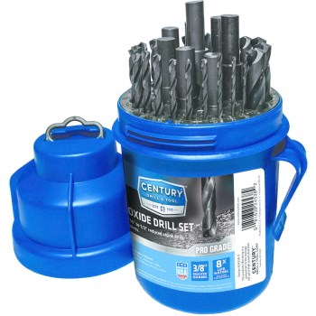 Century Drill & Tool   24538 29pc Black Oxide Bit Pod