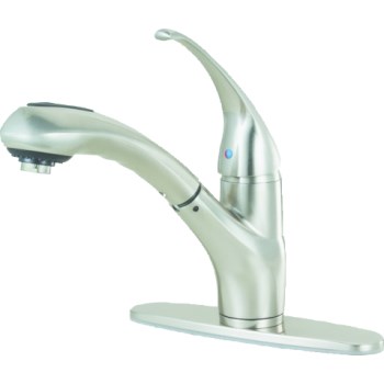 Hardware House  162845 Kitchen Faucet ~ Brushed Nickel