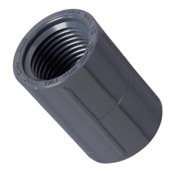 Orbit PVC Female Thread Coupling  Schedule 40   1/2"
