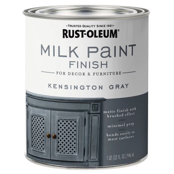 Milk Paint Finish,  Kensington Gray   ~  Quart