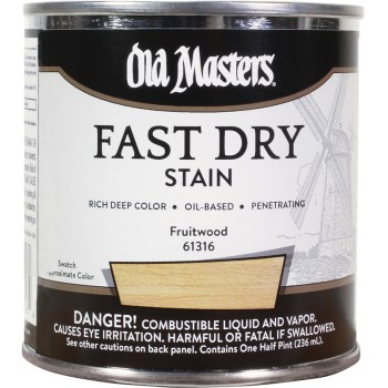 Fast Dry Stain, Fruitwood ~ 1/2 pt