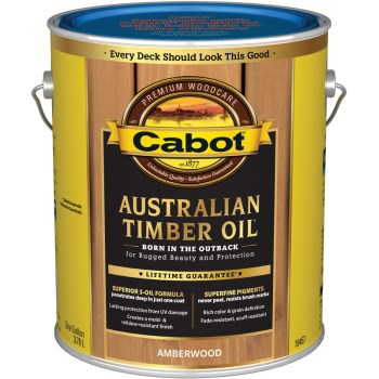 Low VOC Australian Timber Oil , Amberwood ~ Gal