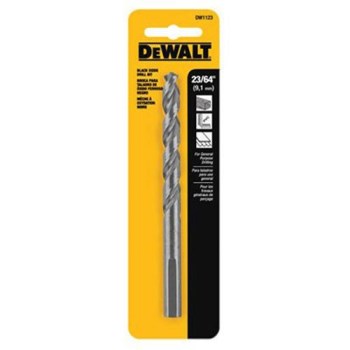 DeWalt Black Oxide Drill Bit - 23/64"