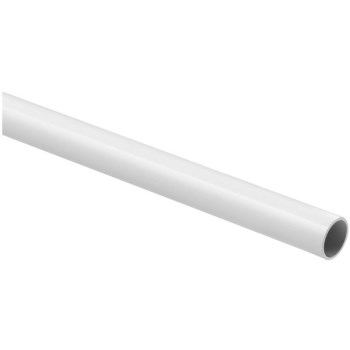 White Closet Rod, Bb 8184 6 feet
