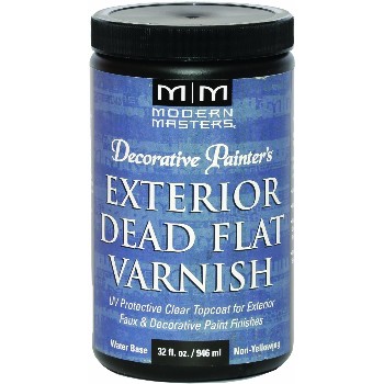 Modern Masters DP612-32 Exterior Dead Flat Varnish ~ 32 ounce