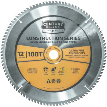 Century Drill & Tool   10245 12in. 100t Miter Blade