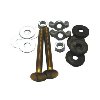 Toilet Tank to Bowl Bolt Set ~ Brass