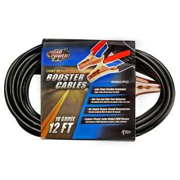 Booster Cable - 10 gauge - 12'