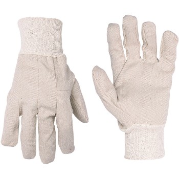 Clc 2002 1sze Wh Ctn Canvas Glove