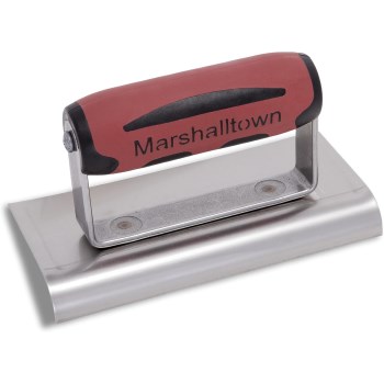Stainless Steel Curved End Edger - 6" x 4"