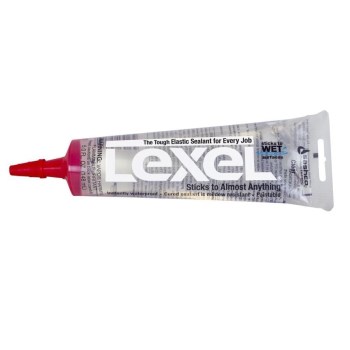 Lexel Caulk, Clear - 5 oz tube
