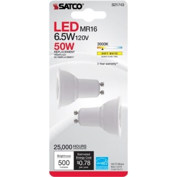 LED 2 Pack MR16 GU10 Bulb