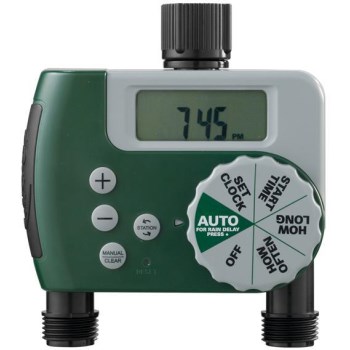 Digital Watering Timer - 2 Outlet