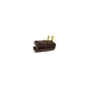 Leviton C20-00321-000 Easy Wire Plug ~ Brown